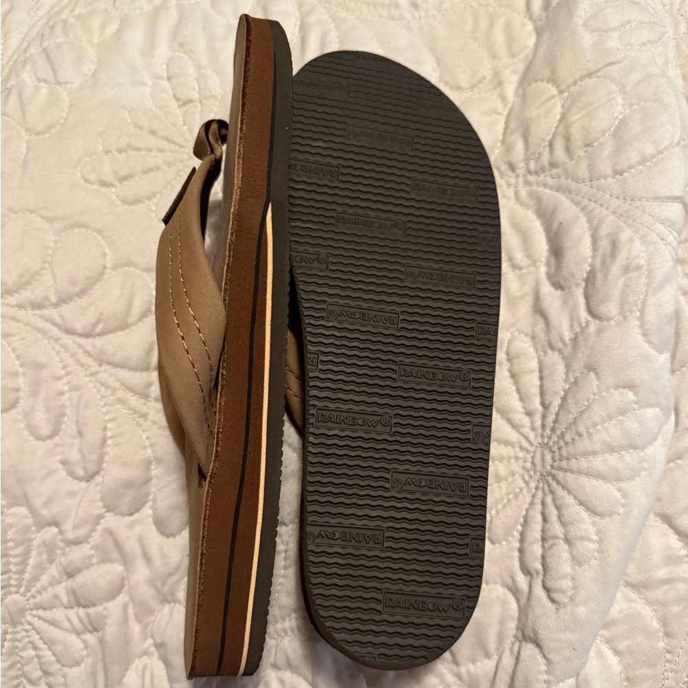 Rainbow Tan Sandals